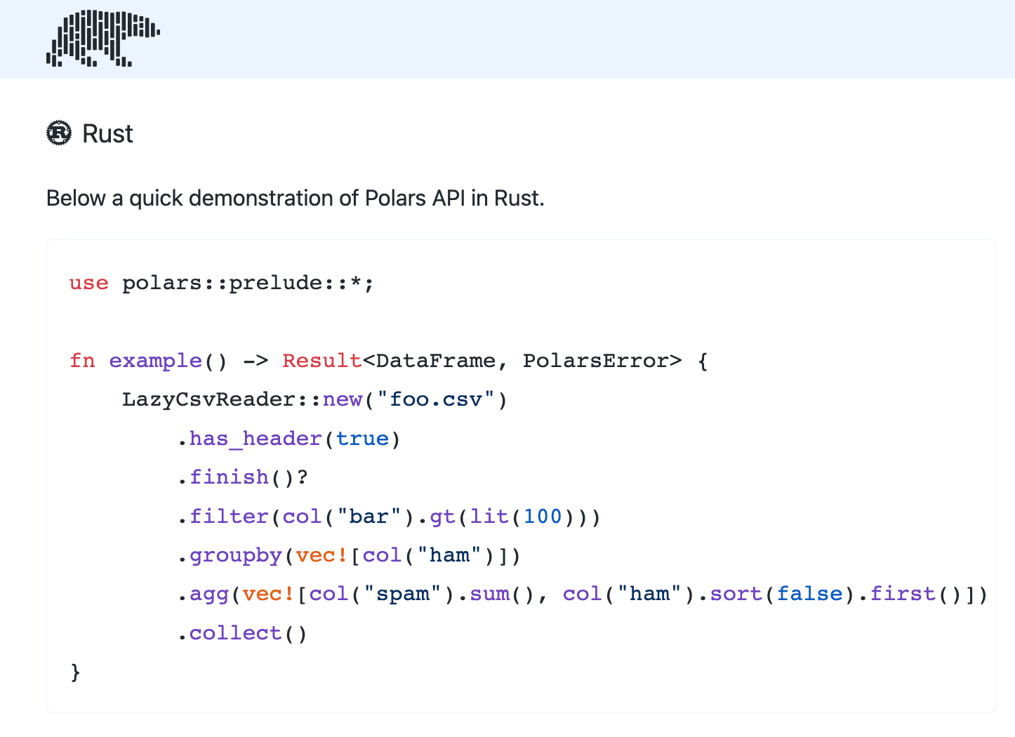 Rust Data Engineering: Processing Dataframes with Polars